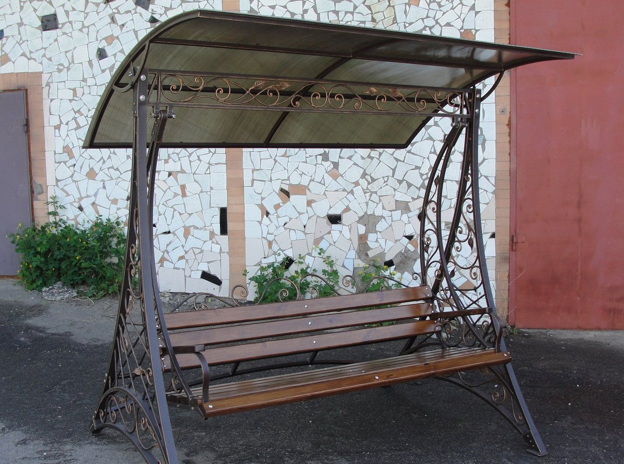 Гойдалка садова кована розбірна 3-місна MD-KS-003-200